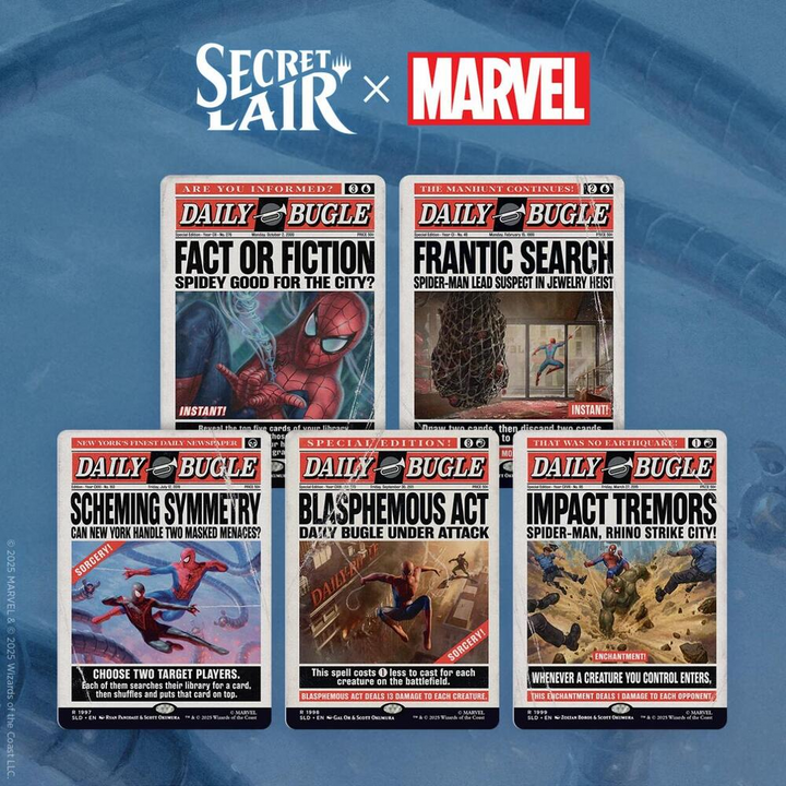 Secret Lair Drop: Secret Lair x Marvel's Spider-Man: Daily Bugle Breaking News - Non-Foil Edition sold by Crossover Games